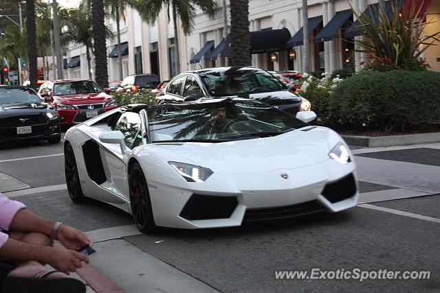 Lamborghini Aventador spotted in Beverly Hills, California