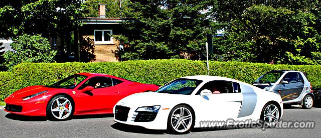 Audi R8 spotted in Granby, QC, Canada