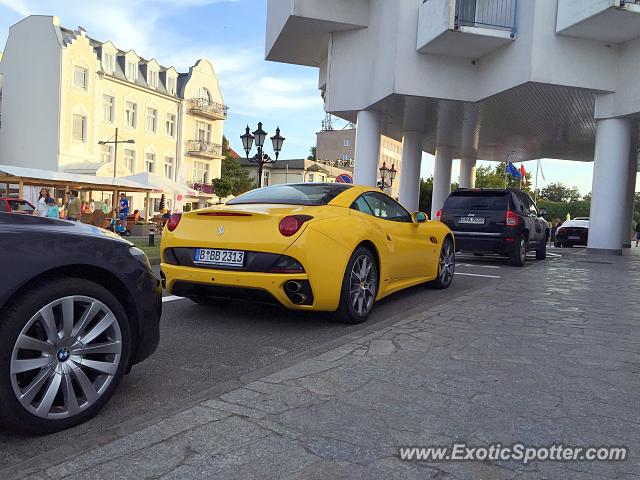 Ferrari California spotted in Międzyzdroje, Poland