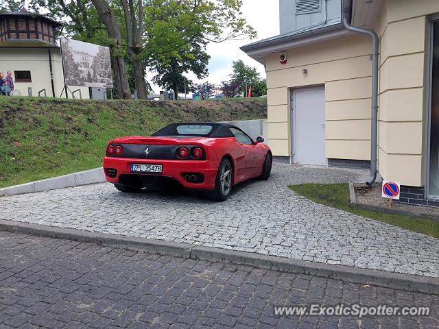 Ferrari 360 Modena spotted in Międzyzdroje, Poland