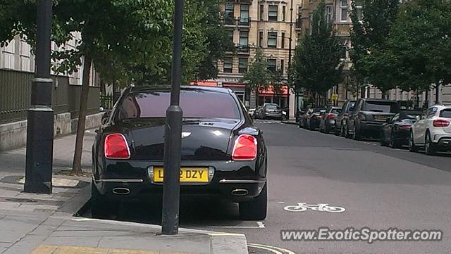 Bentley Flying Spur spotted in London, United Kingdom