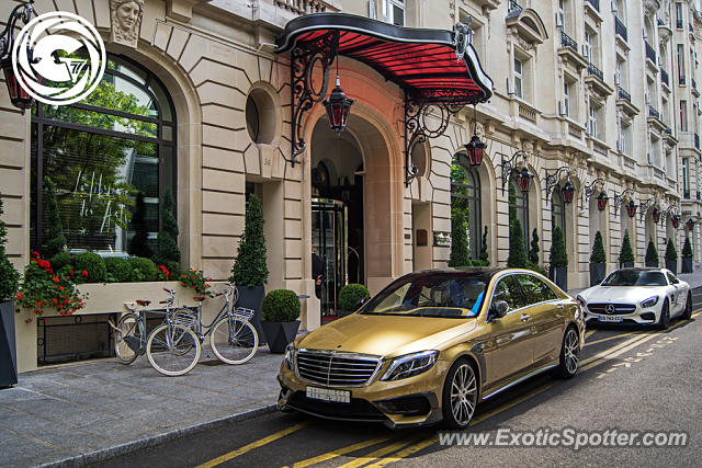Mercedes S65 AMG spotted in Paris, France