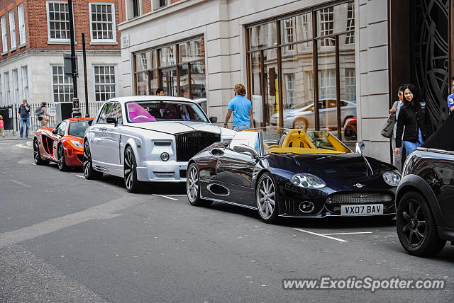 Spyker C8 spotted in London, United Kingdom