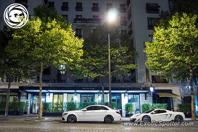 Mclaren MP4-12C spotted in Paris, France