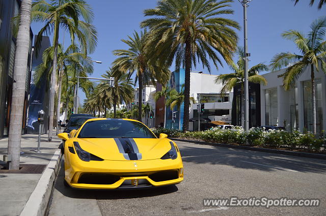 Ferrari 458 Italia spotted in Beverly Hills, California