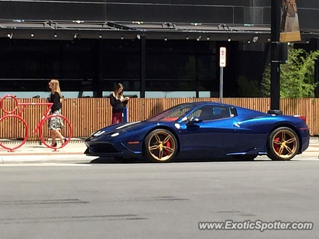 Ferrari 458 Italia spotted in Salt Lake City, United States