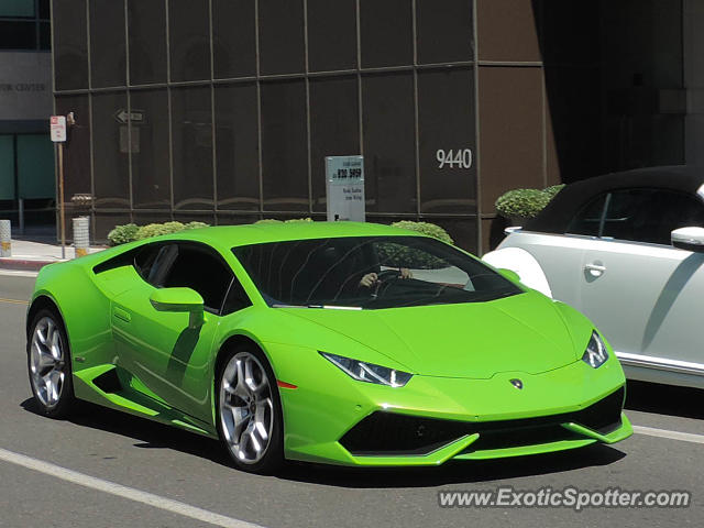 Lamborghini Huracan spotted in Beverly Hills, California