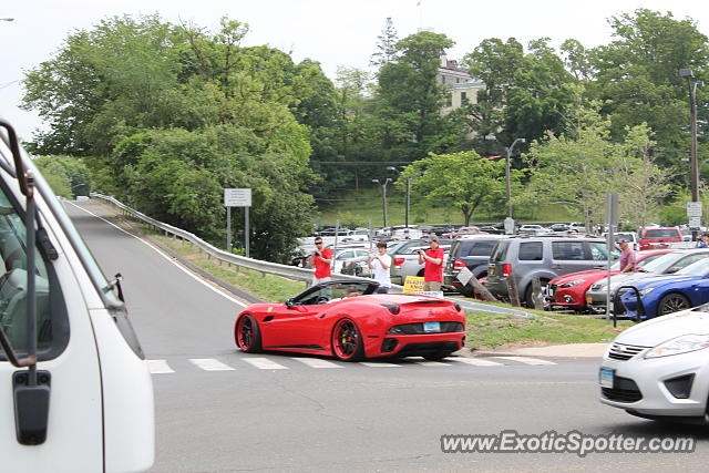 Ferrari California spotted in Greenwich, Connecticut