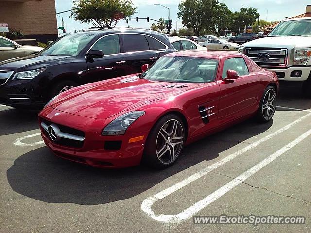 Mercedes SLS AMG spotted in Roseville, California