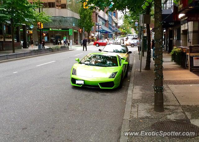 Lamborghini Gallardo spotted in Vancouver, Canada