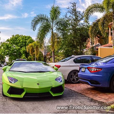 Lamborghini Aventador spotted in Fort Lauderdale, Florida