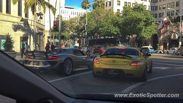 Mercedes SLS AMG spotted in Beverly Hills, California