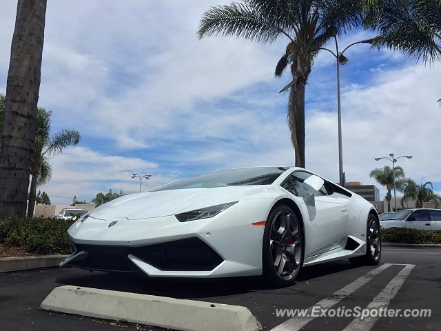 Lamborghini Huracan spotted in Tarzana, California