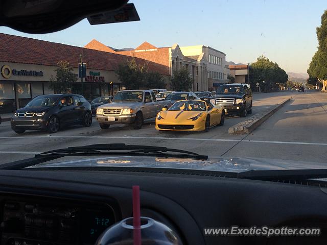 Ferrari 458 Italia spotted in Monrovia, California