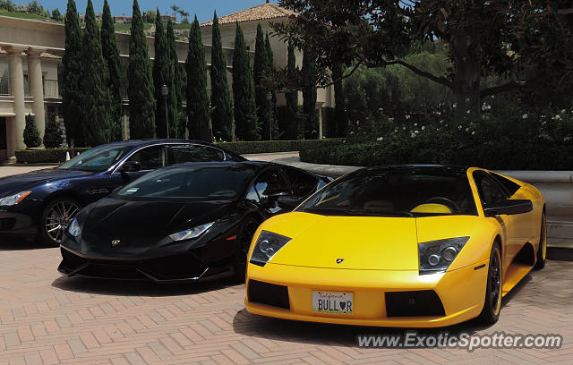 Lamborghini Murcielago spotted in Newport Beach, California