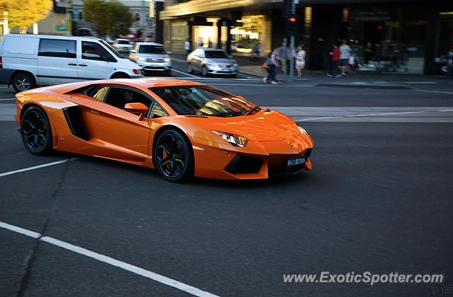 Lamborghini Aventador spotted in Melbourne, Australia