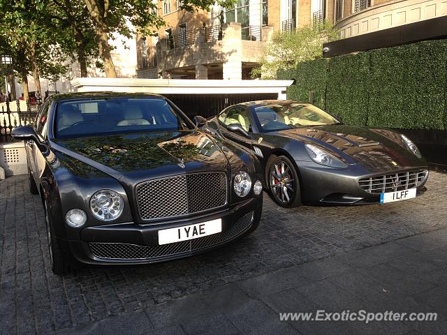 Ferrari California spotted in London, United Kingdom