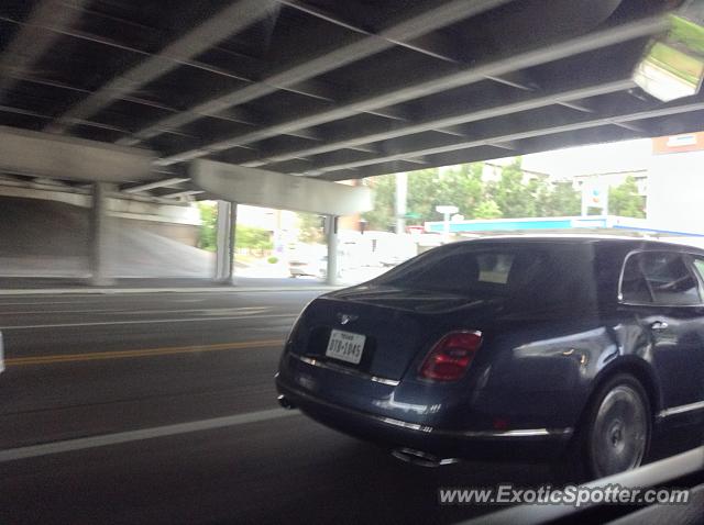 Bentley Mulsanne spotted in Houston, Texas