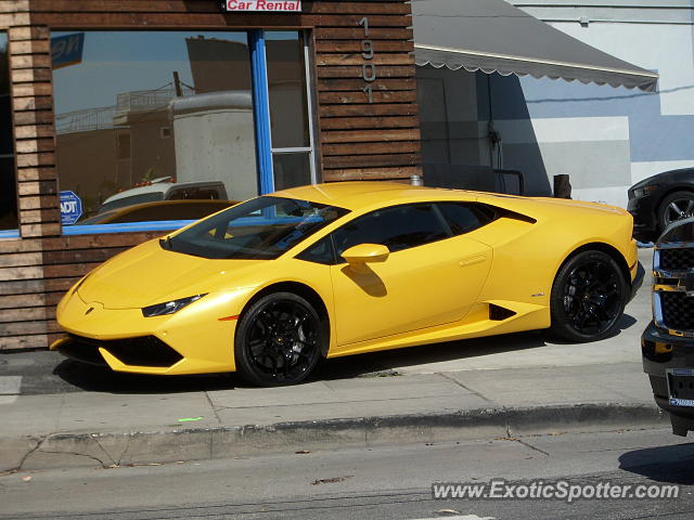 Lamborghini Huracan spotted in Venice Beach, California