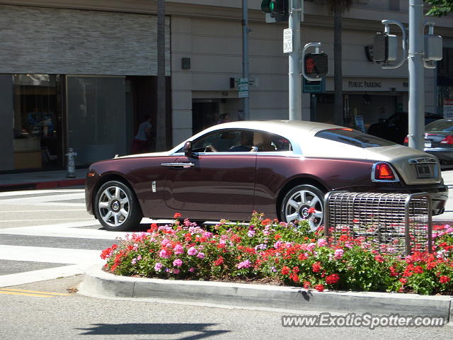 Rolls-Royce Wraith spotted in Beverly Hills, California