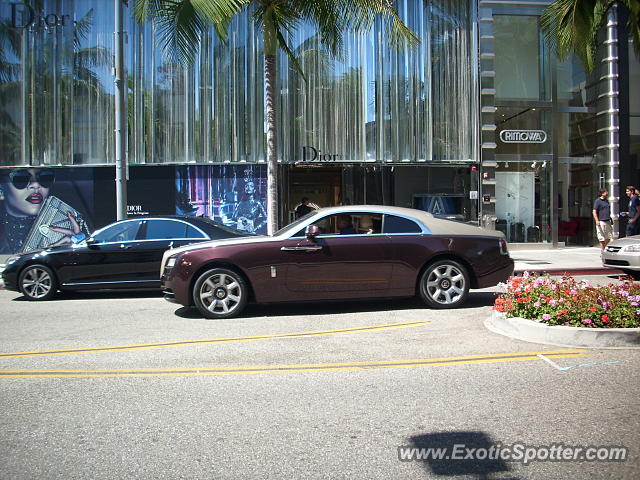 Rolls-Royce Wraith spotted in Beverly Hills, California