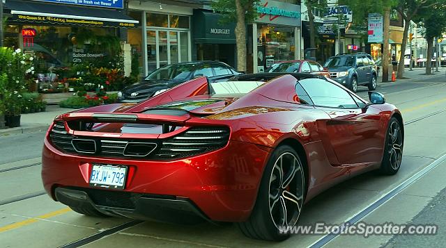 Mclaren MP4-12C spotted in Toronto, Canada