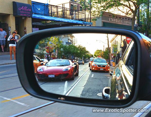 Mclaren MP4-12C spotted in Toronto, Canada