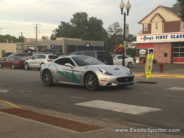 Ferrari California spotted in Excelsior, Minnesota