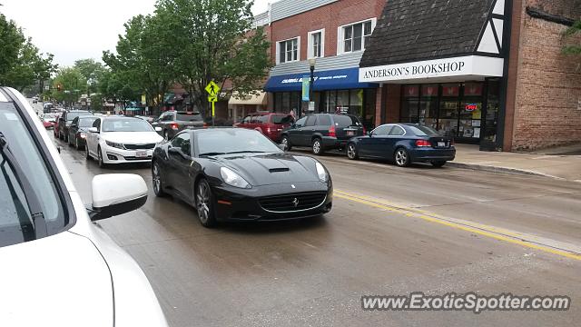 Ferrari California spotted in Downers Grove, Illinois