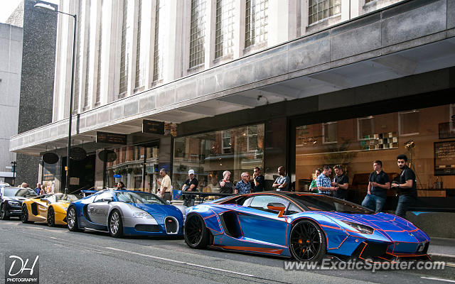 Lamborghini Aventador spotted in Manchester, United Kingdom