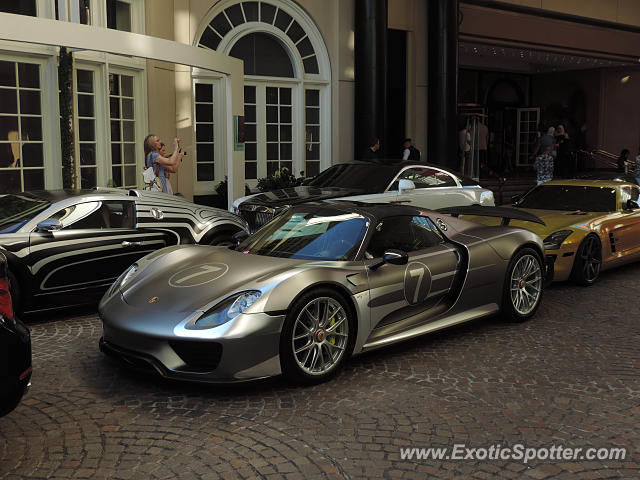 Porsche 918 Spyder spotted in Beverly Hills, California