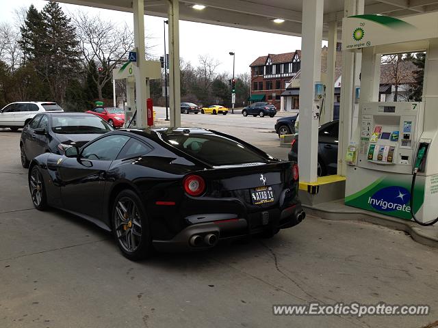 Ferrari F12 spotted in Winnetka, Illinois