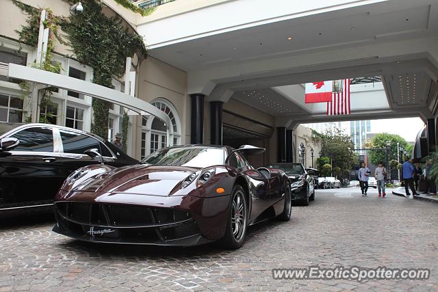 Pagani Huayra spotted in Beverly Hills, California