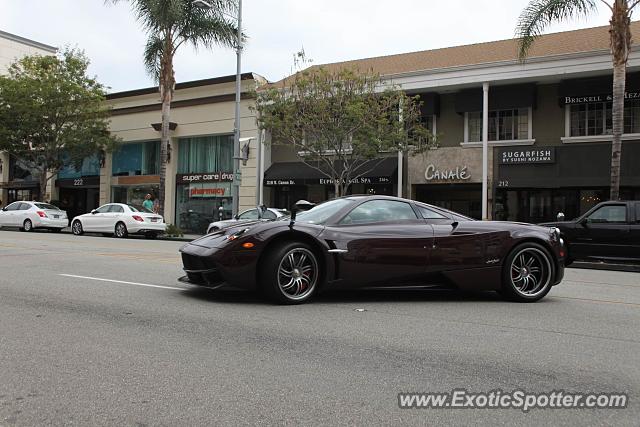 Pagani Huayra spotted in Beverly Hills, California