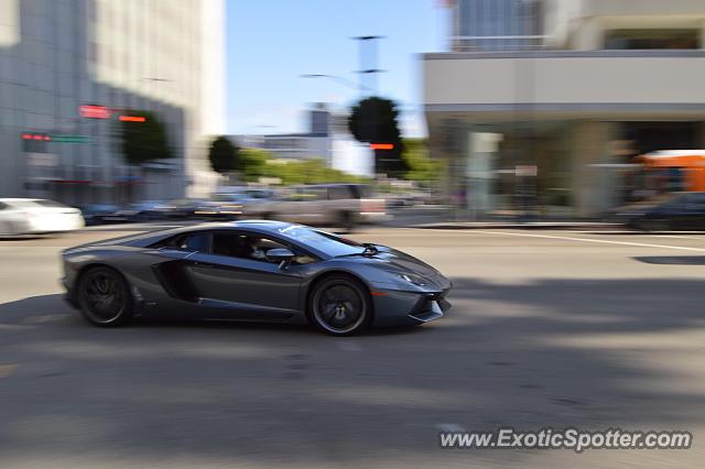 Lamborghini Aventador spotted in Beverly Hills, California