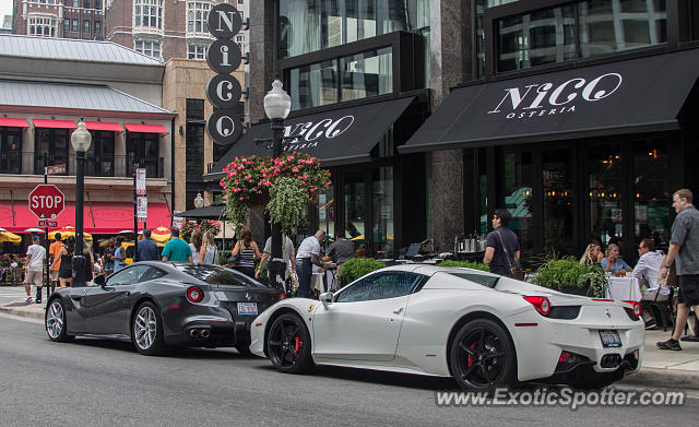 Ferrari 458 Italia spotted in Chicago, Illinois