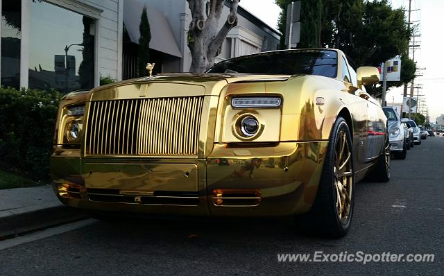 Rolls-Royce Phantom spotted in Beverly Hills, California