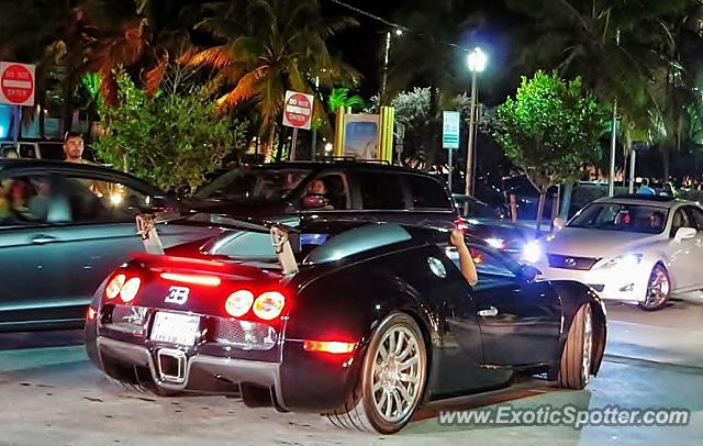 Bugatti Veyron spotted in Miami, Florida