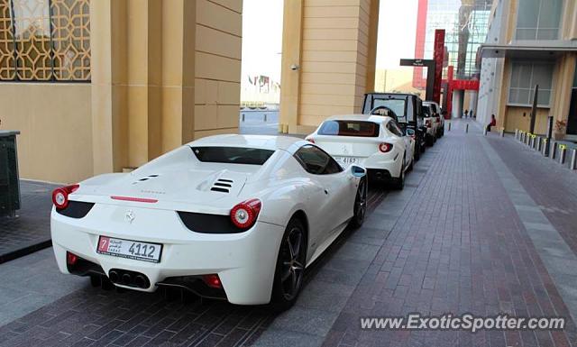 Ferrari 458 Italia spotted in Dubai, United Arab Emirates