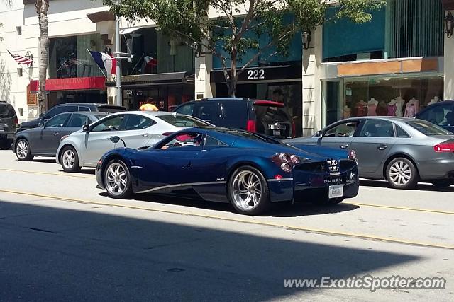 Pagani Huayra spotted in Beverly Hills, California