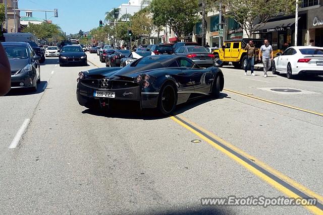 Pagani Huayra spotted in Beverly Hills, California