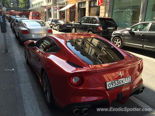 Ferrari F12 spotted in Zurich, Switzerland