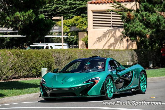 Mclaren P1 spotted in Pebble Beach, California