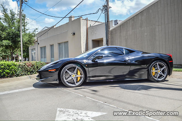 Ferrari 458 Italia spotted in Dallas, Texas