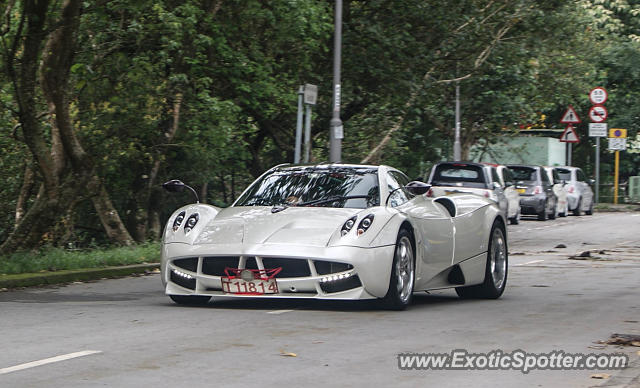 Pagani Huayra spotted in Hong Kong, China