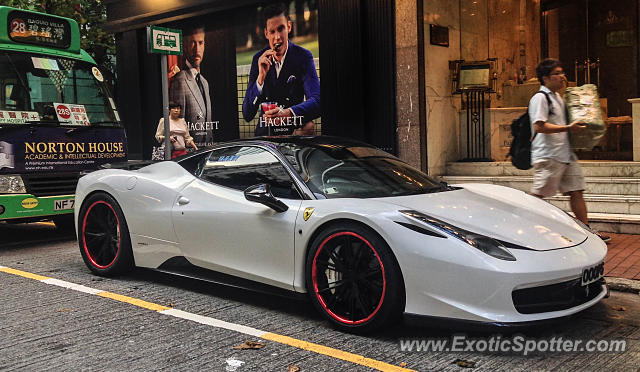 Ferrari 458 Italia spotted in Hong Kong, China