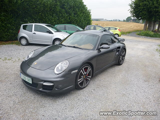 Porsche 911 Turbo spotted in Vinalmont, Belgium