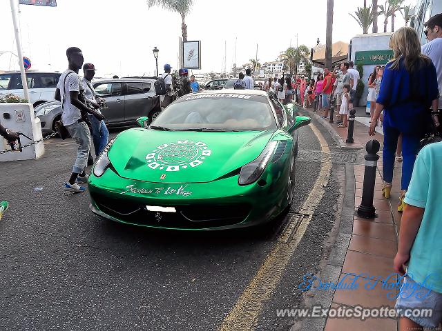 Ferrari 458 Italia spotted in Puerto Banus, Spain