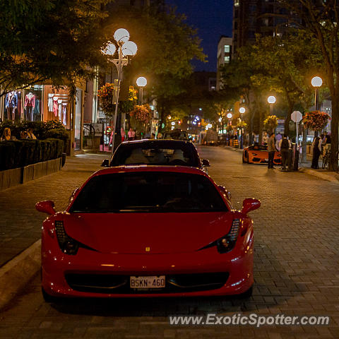 Ferrari 458 Italia spotted in Toronto, On, Canada