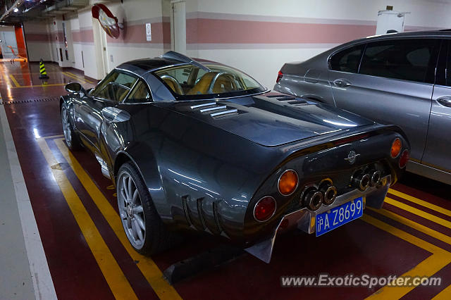 Spyker C8 spotted in Shanghai, China